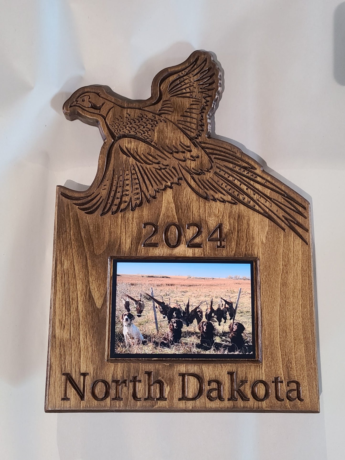Personalized Pheasant Tail Mounting Plaque - Dog Memorial