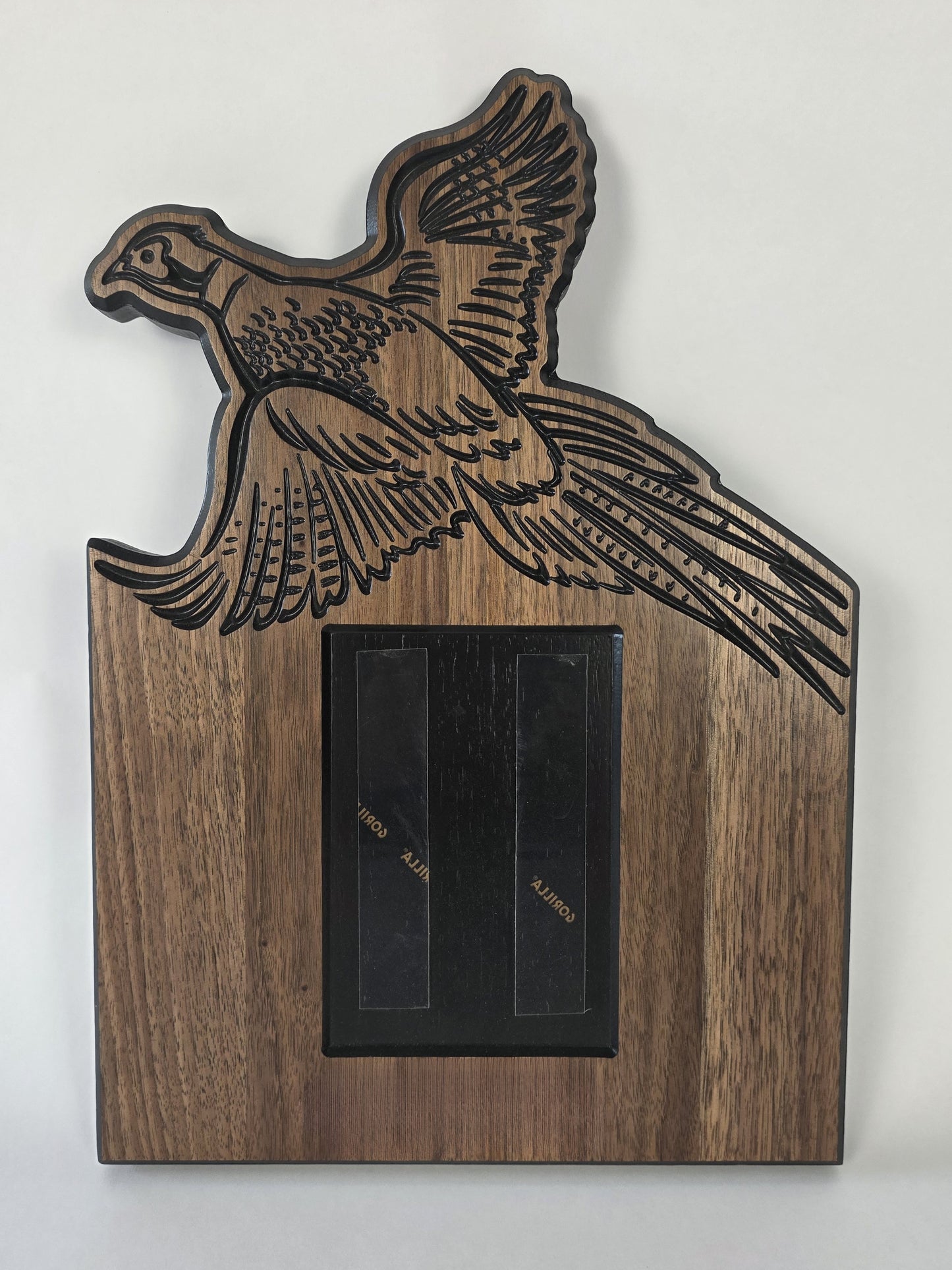 Personalized Pheasant Tail Mounting Plaque - Dog Memorial