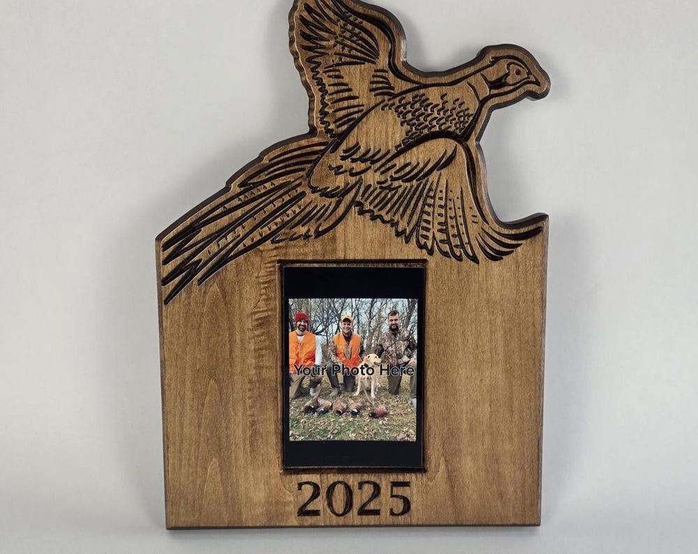 Personalized Pheasant Tail Mounting Plaque - Dog Memorial